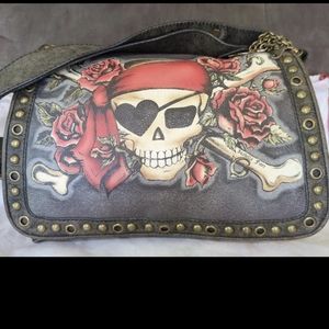Pirate Hobo Purse Handbag Messenger